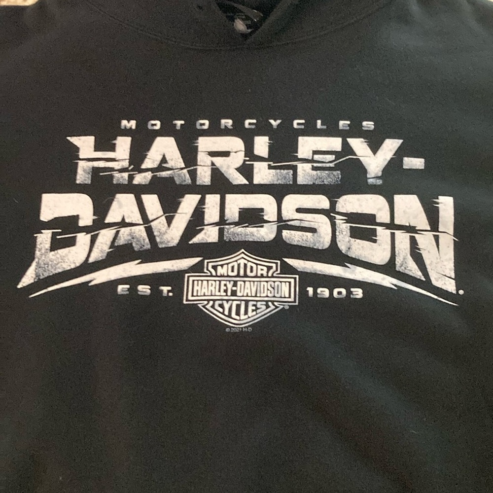 Harley pull over hoodie